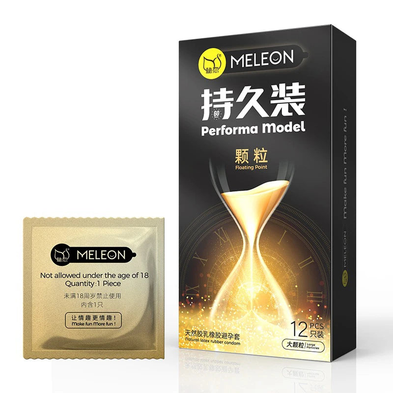 Durable Condom Natural Latex Rubber Ice and Fire Pellet Safety Condom Penis Sleeves Adult Erotic Birth Control Safer Sex Product - Seprincess