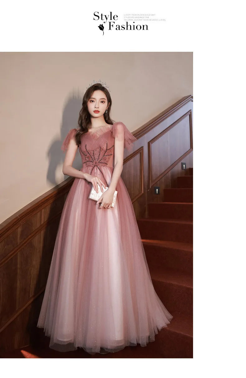 Sharon Happy Evening Dresses 2024 Luxury Dress for Weddings Elegant Formal Dresses Woman Wedding Party Dress Es Ball Gowns Gala - Seprincess