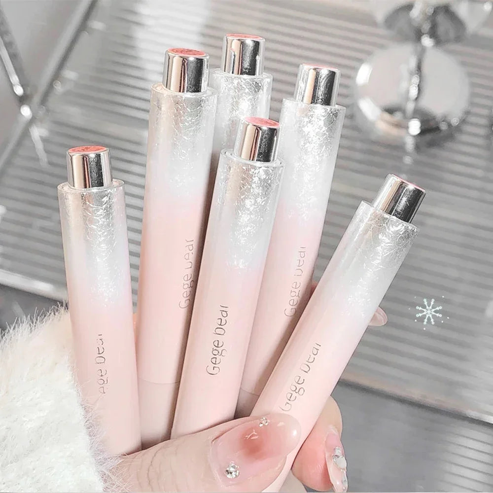 Clear Water Light Solid Lip Gloss Jelly Watery Pink Lipstick Pencil Moisturising Mirror Lipstick Pen Korean Lips Makeup Cosmetic - Seprincess