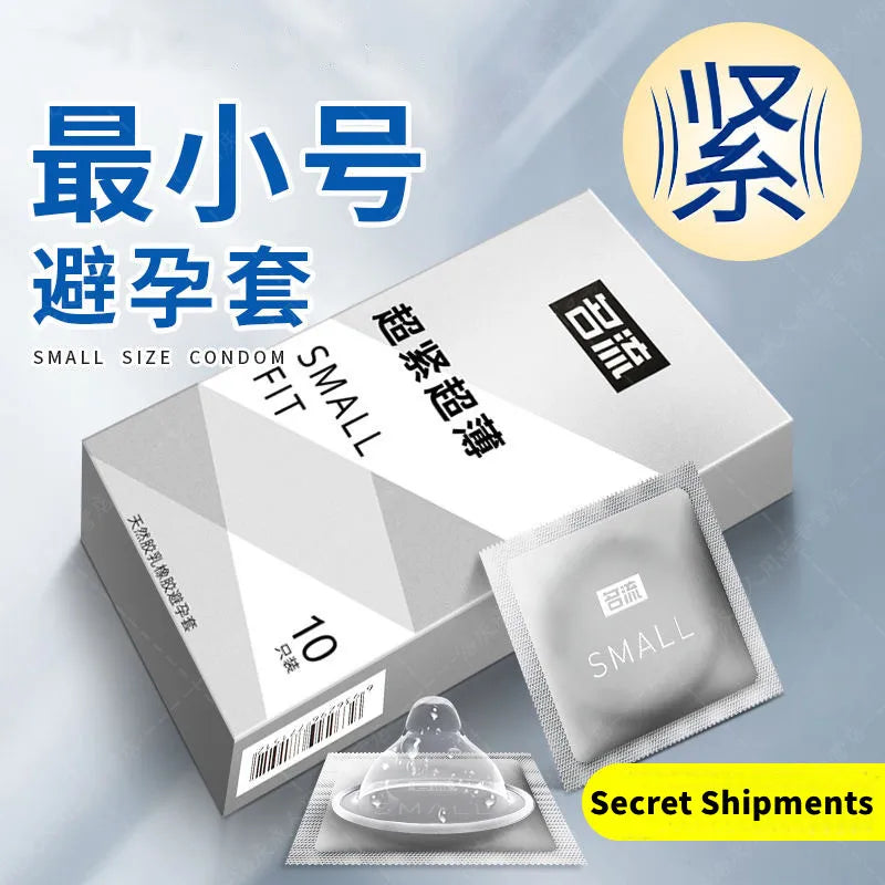 45mm Condoms Tight Penis Sleeve Sex Toys for Men Slim Dotted Thin Condoms Contraception Couple Sexual Products Adult Sex Shop - Seprincess