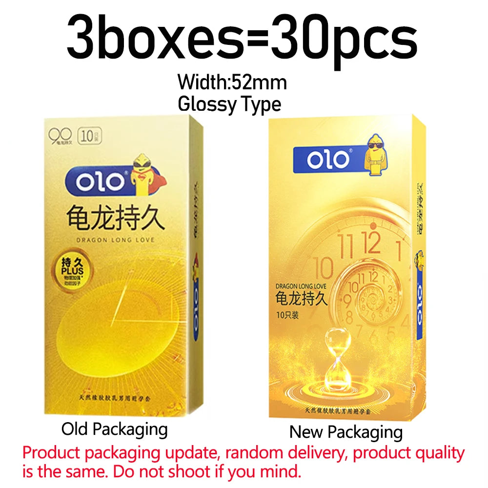 30pcs Condom Sex Toys for Adult Men Particle Lasting Delayed Ejaculation Penis Sleeves Ultra Thin Rubber Condoms Sex Products - Seprincess