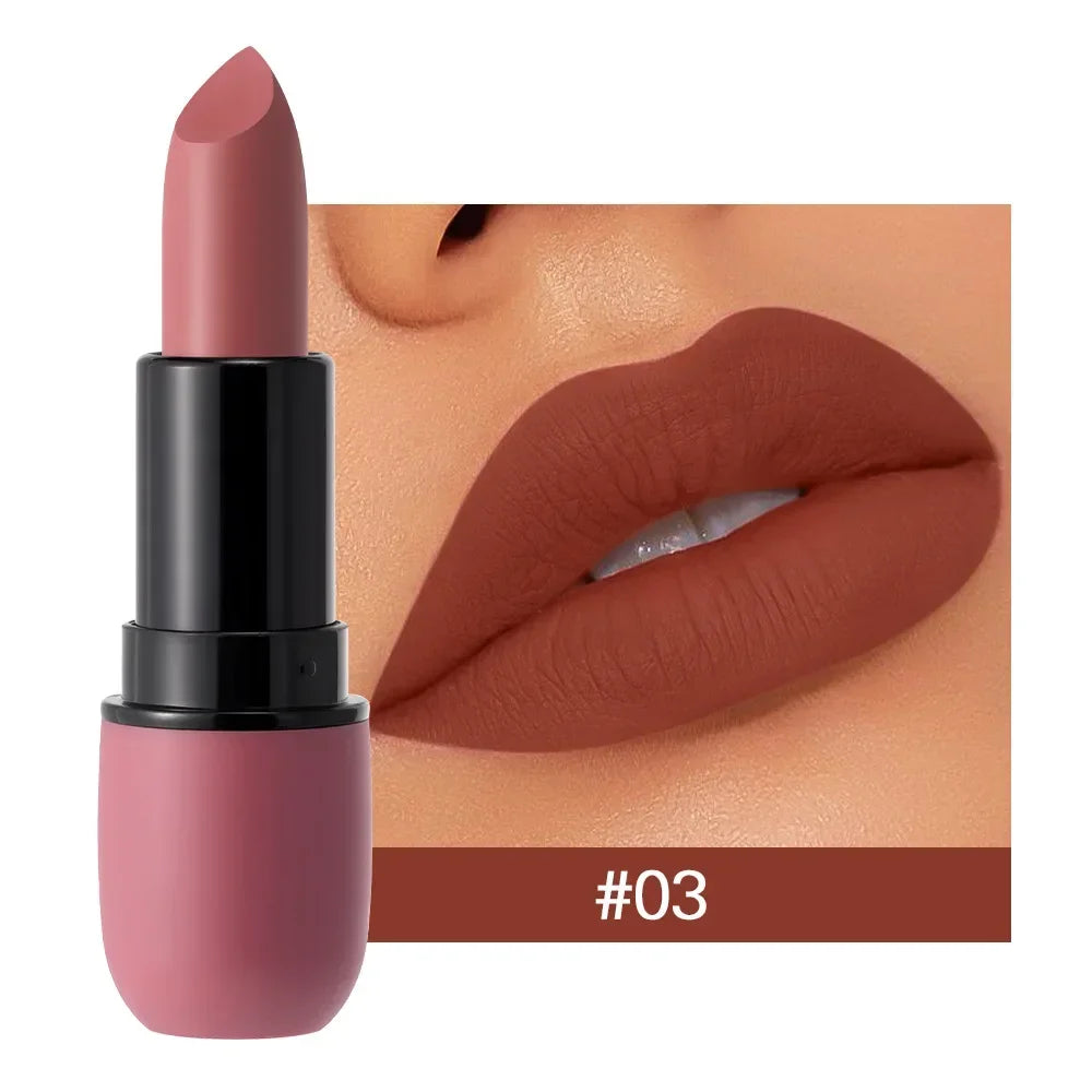 Lip Glaze 6 Colors Moisture Lipstick Waterproof Non-stick Cup Lipstick 1pcs Velvet Matte Lipstick Cosmetics Soft Fog Lip Gloss - Seprincess