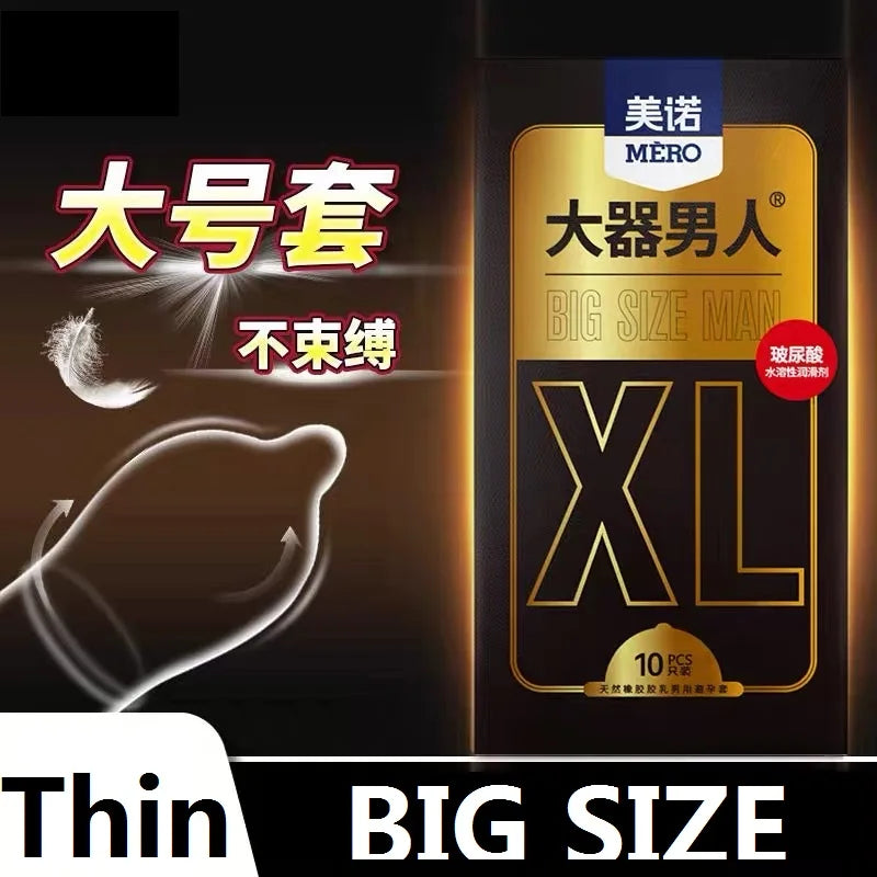 XL Condoms 55mm for Large Penis Sex Toys High Sensitive Passionate Lubricated Big Oil Sex Accessories Sleeve for Cock XL Sexshop - Seprincess