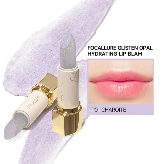 FOCALLURE Glitter Lip Balm 8 Colors Shimmer Lips Plumper Moisturizing Lipstick Long Lasting Waterproof Lip Care Makeup Cosmetics - Seprincess