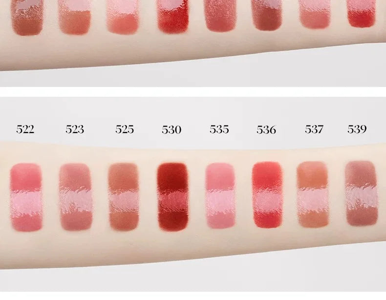 JOOCYEE Crystal Ice Lipstick Solid Moisturizing Lipgloss Long-lasting Non-stick Cup Jelly Lip Glaze Natural Nude Color