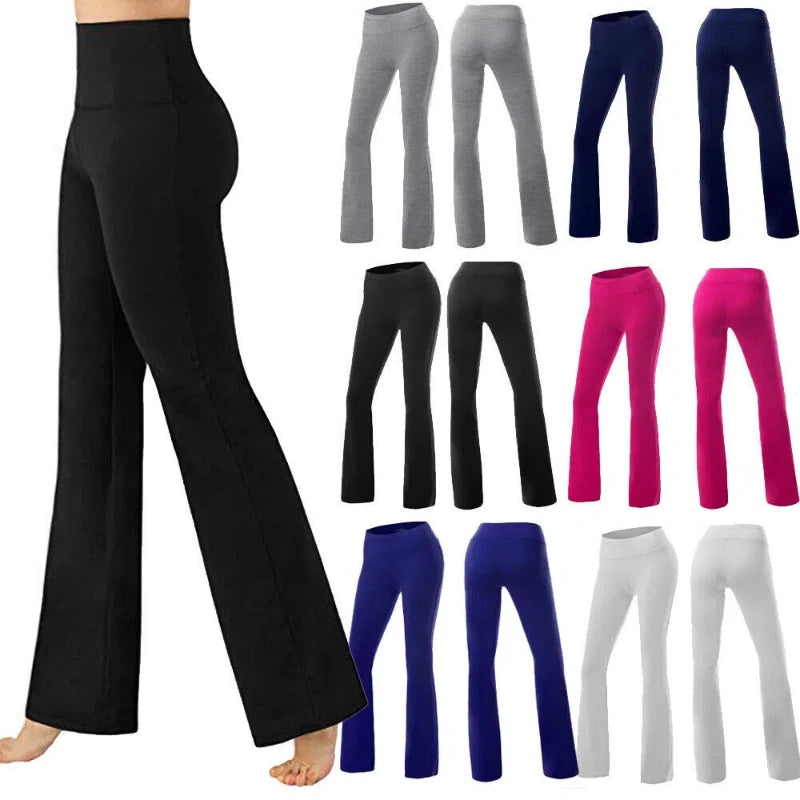 Women's Loose Fitting Wide Leg Casual Sports Yoga Pants Running, Fitness, Jumping, Straight Pants