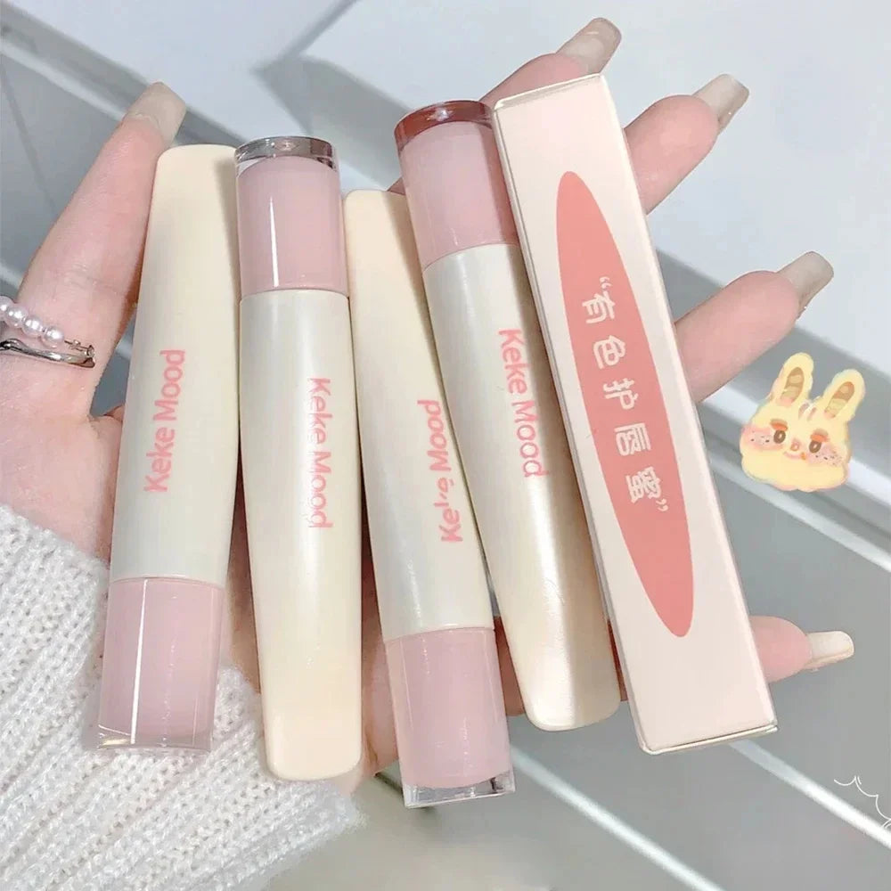 Glossy Mirror Tea Red Liquid Lipstick Crystal-frozen Glossy Lip Glaze Waterproof Long Lasting Lip Gloss Doodle Lip Korean Makeup - Seprincess