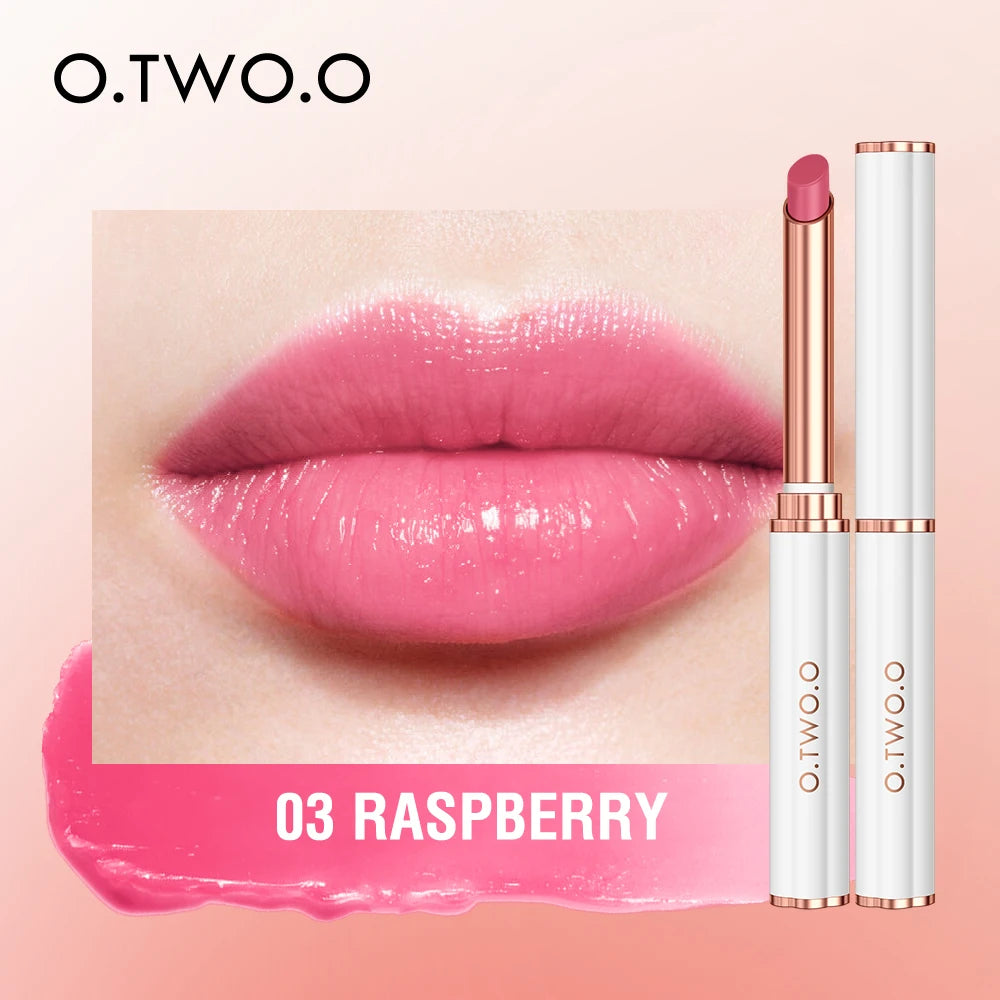 O.TWO.O Color Changing Lipstick Moisturizing Lip Balm Nourising Long Lasting Lip Gloss Natural Beeswax Lip Care Cosmetics - Seprincess