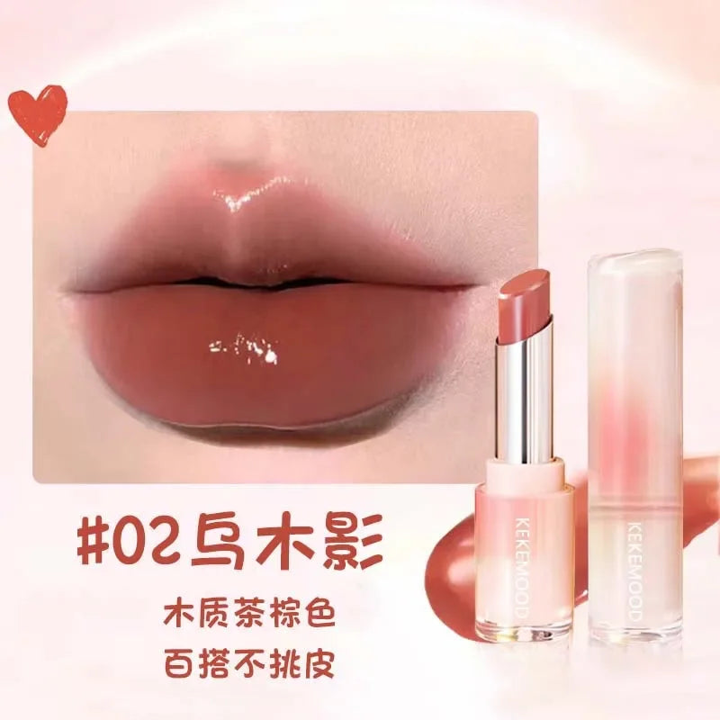 Kekemood Lingguang Lipstick Water Light Lipstick Mirror Moisturizing Female Whitening Lip Balm - Seprincess