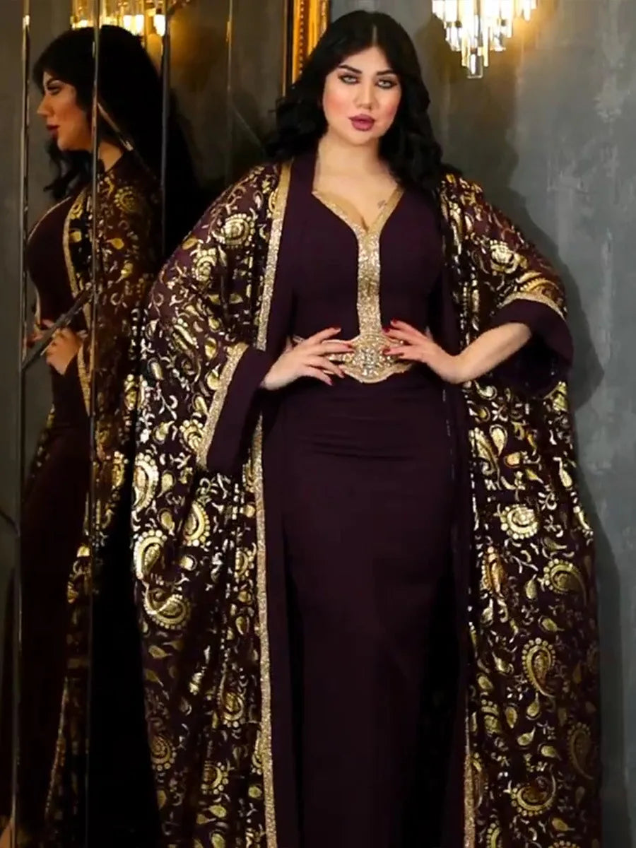 Abayas For Women Dubai Luxury 2024 African Muslim Fashion Dress Caftan Marocain Evening Party Dresses Robe Djellaba Femme - Seprincess