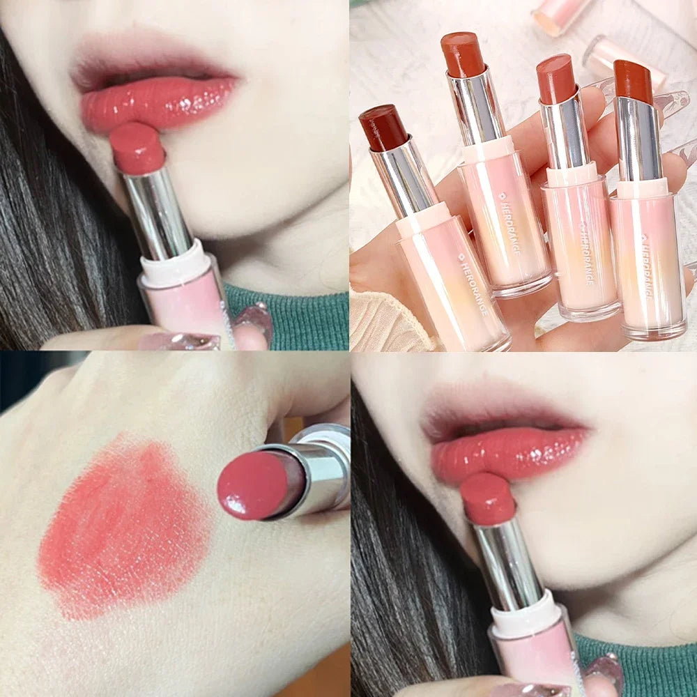 Jelly Mirror Lipstick 8 Color Plumping Long Lasting Non-stick Cup Moisturizing Crystal Lip Tint Water Light Lips Makeup Cosmetic - Seprincess