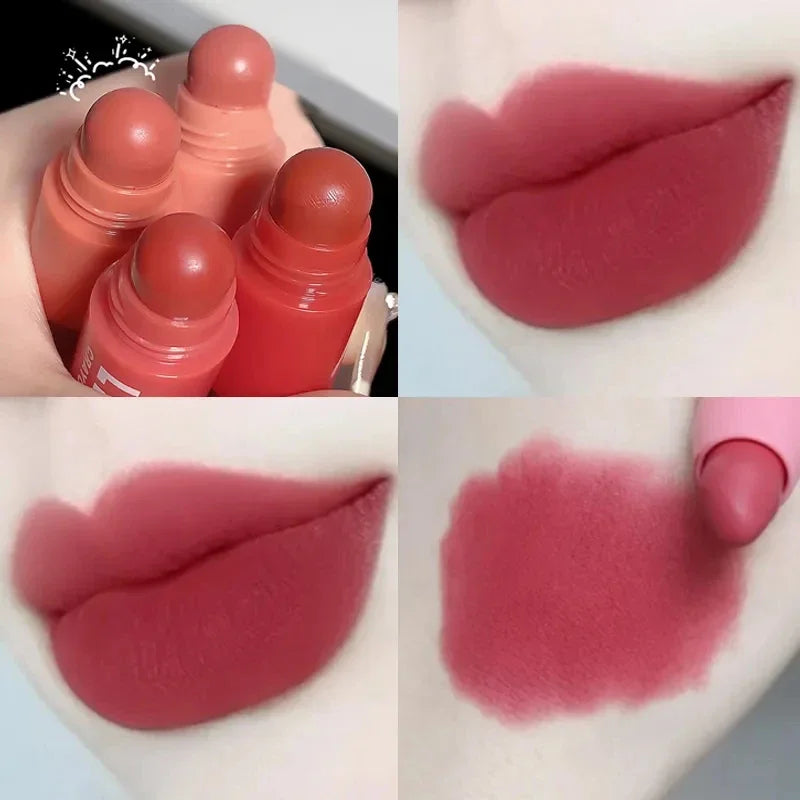 4 In 1 Matte Lipstick Pencil Kit Combo Velvet Sexy Red Lip Tint Non-stick Cup Multicolour Lipstick Pen Makeup Lips Cosmetic Set - Seprincess