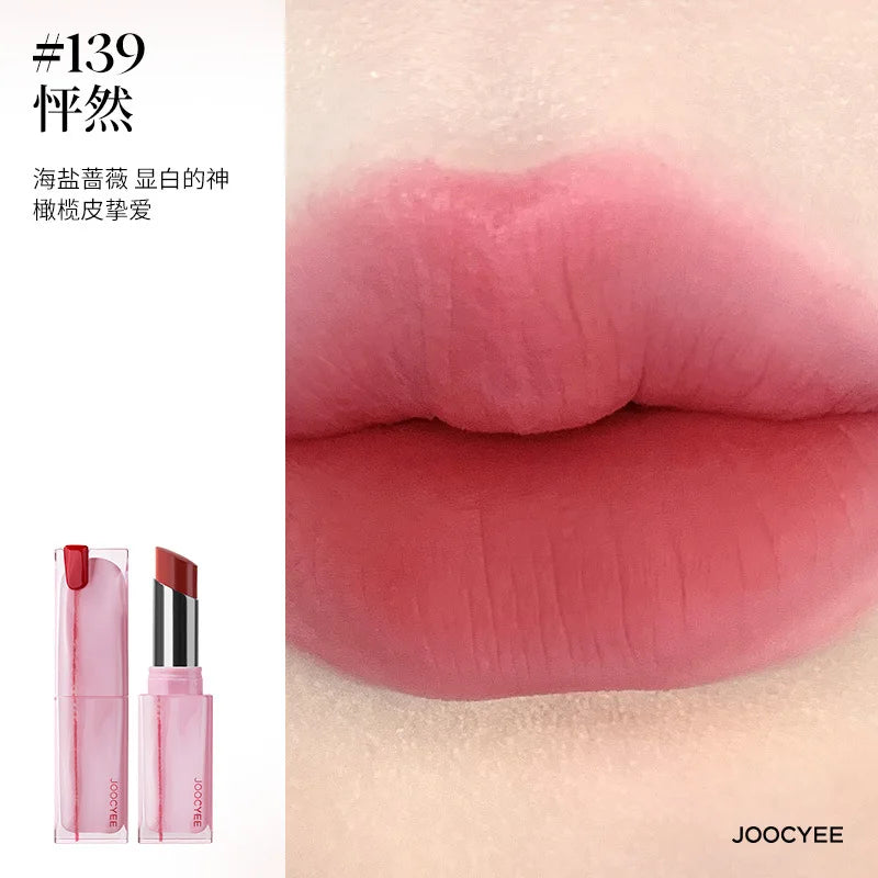 JOOCYEE GLAZED ROUGE Toffee powder mist lipstick whitening water light film-forming lipstick