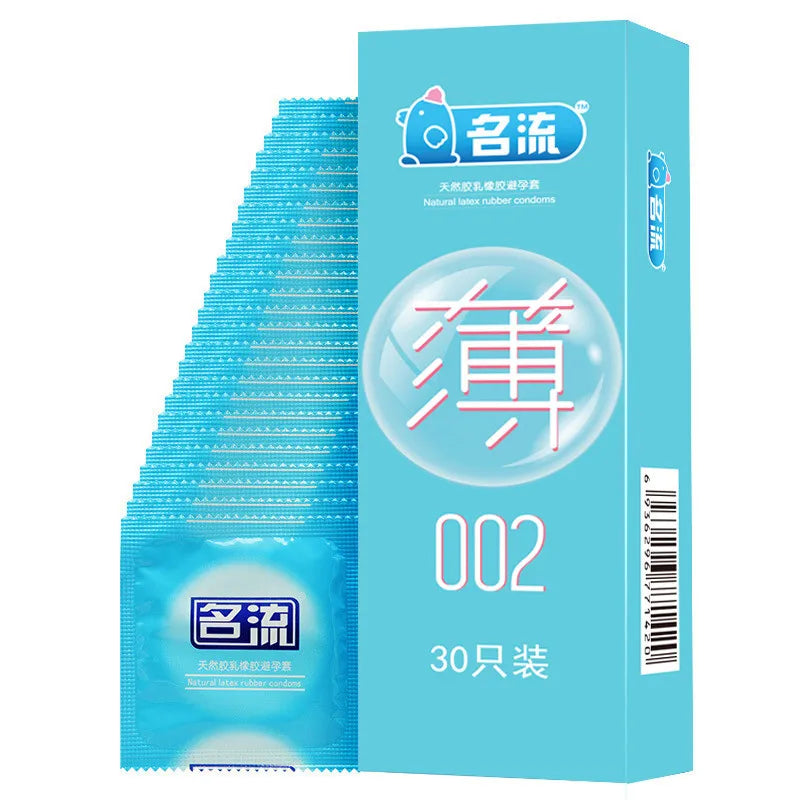 30Pcs Ultra Thin Condom Contraception Sex Toys High Sensitive Lasting Penis Sleeves Couple Sexual Condoms Male Erotic Sex Goods - Seprincess