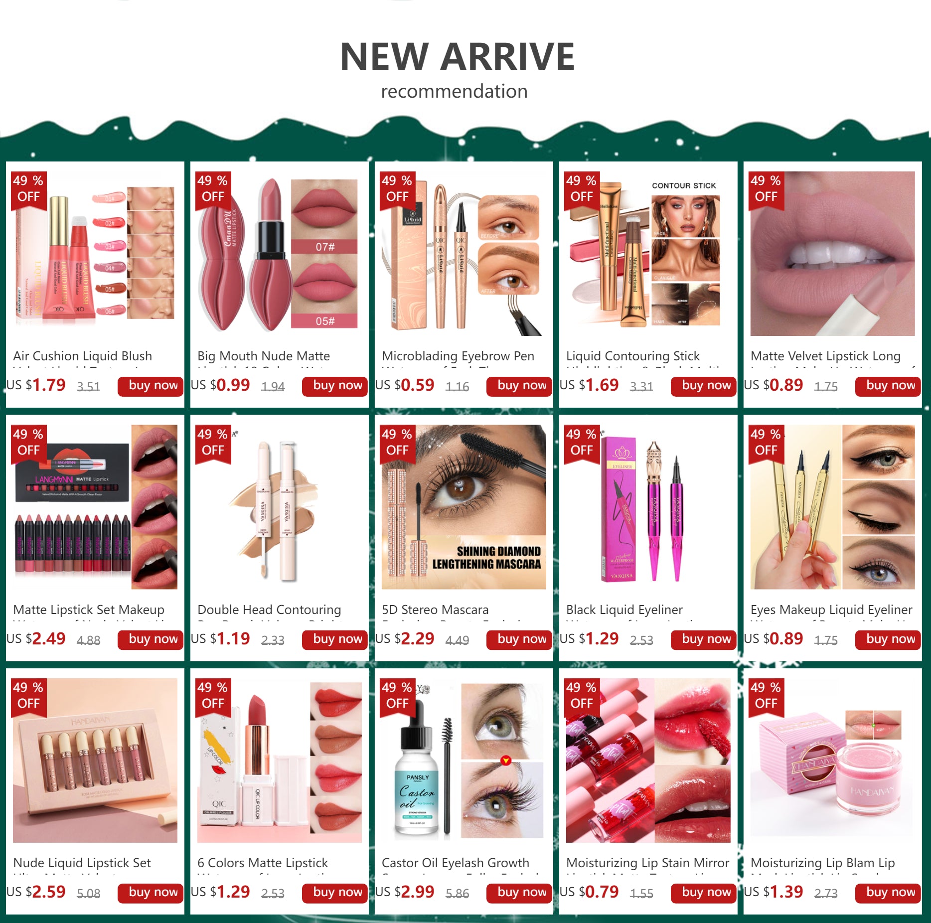 HANDAIYAN New Arrive Matte Lipstick Pencil Makeup Silky Velvet Lip Stick Pen Waterproof Nude Pink Red Lip Blam Make Up Cosmetics - Seprincess