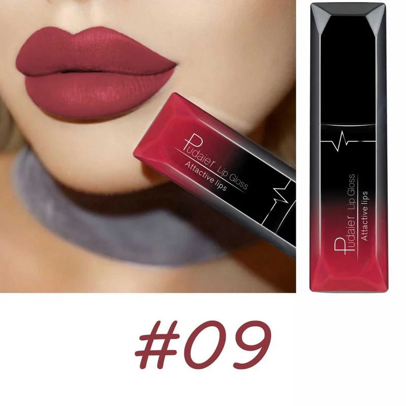 Best Lip Makeup 17 Color Sexy Matte Long Lasting Lipgloss Liquid Lipstick Lip Cream - Seprincess