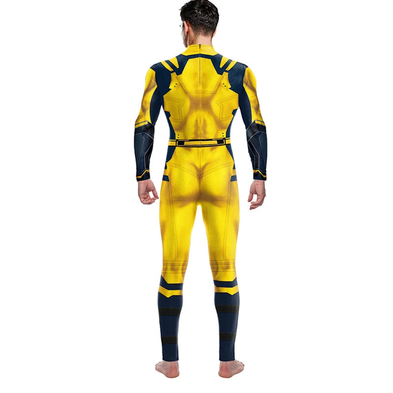 Superhero Wolverine Deadpool Cosplay Jumpsuit Wolverine Cosplay Costume Men Women Halloween Zenti James Howlett Party Bodysuit - Seprincess