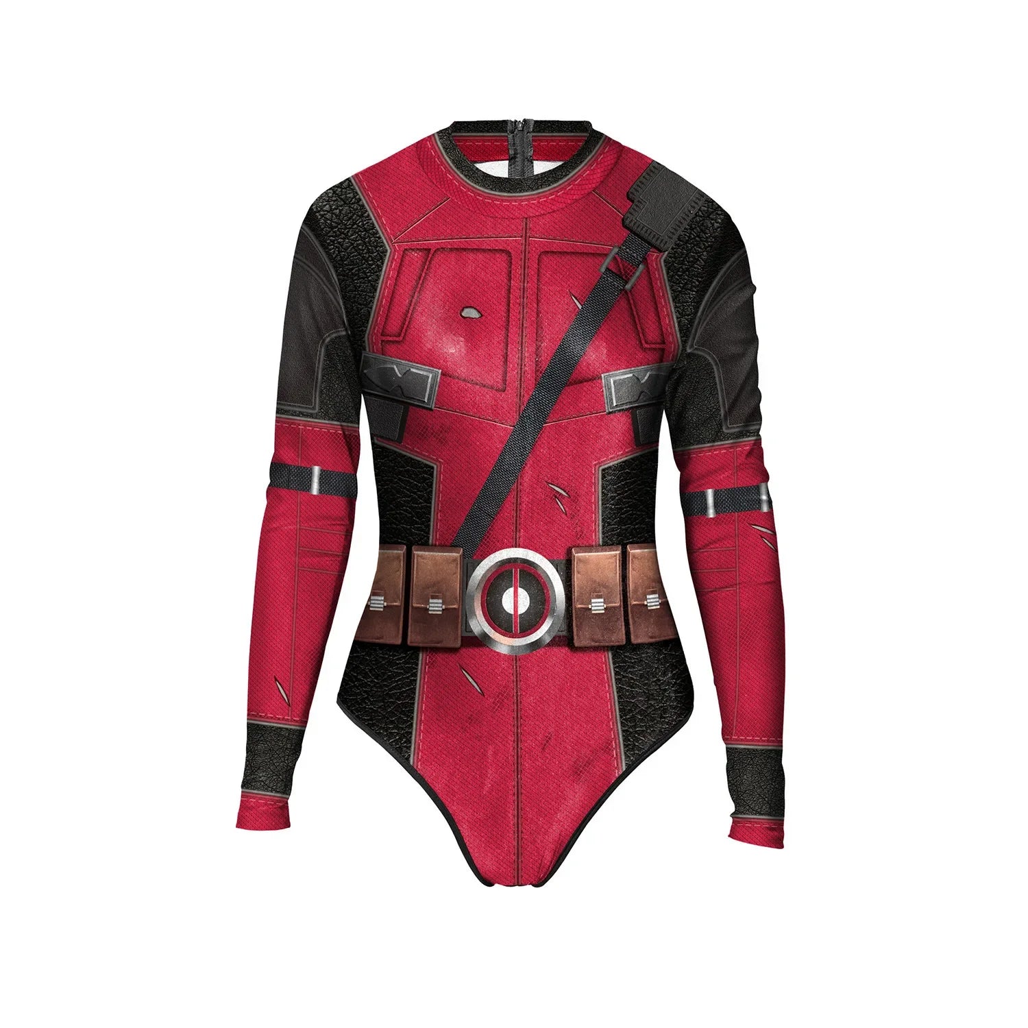 2024 New Superhero Bodysuit for Women Men Spiderman Iron Man Cosplay 3D Print Long Sleeve Swimsuit Adult Carnival Costume - Seprincess