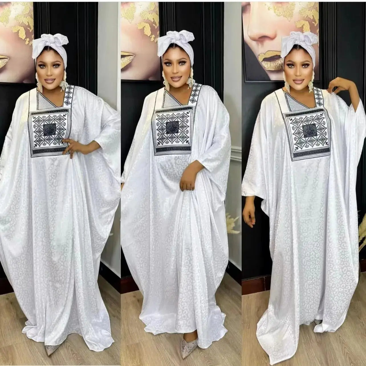 Abayas For Women Dubai Luxury 2024 African Muslim Fashion Dress Caftan Marocain Evening Party Dresses Boubou Robe Djellaba Femme - Seprincess