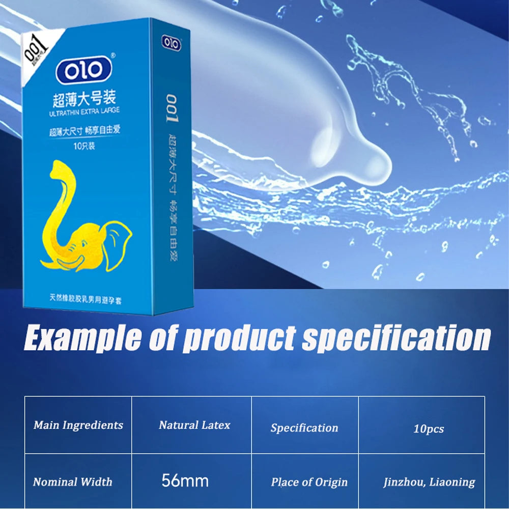 30pcs Ultra Thin Condoms for Men Sex Ejaculation  Natural Latex Rubber 56mm Penis Sleeve Vaginal Massage Sex Toys for Adults 18 - Seprincess