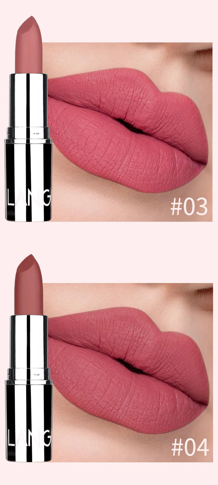 Nude Matte Lipstick Waterproof Long Lasting Non-stick Cup Lip Stick Not Fading Sexy Red Pink Velvet Lipsticks Makeup Cosmetics - Seprincess