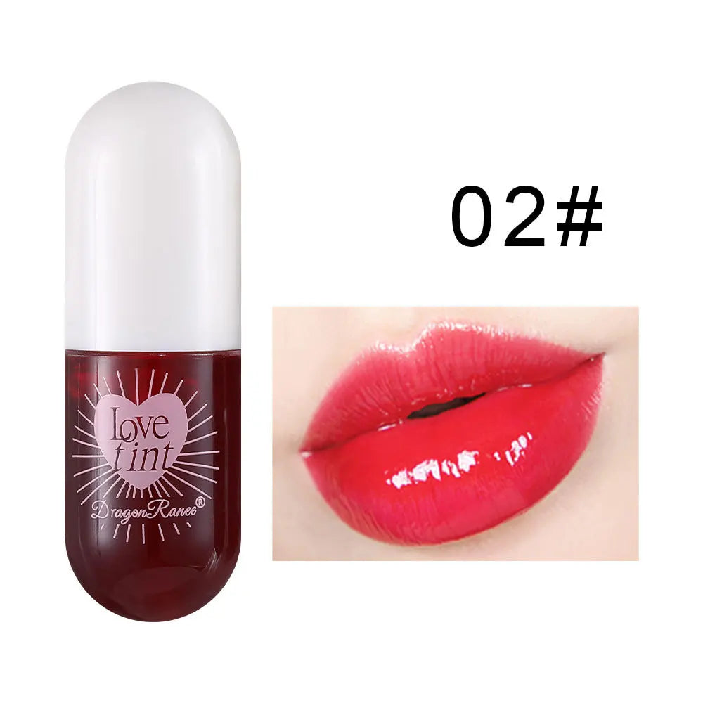 Dragonranee Lip Dye Liquid Lip Glaze Cute Waterproof Non-Stick Liquid Lipstick 6 Colors Available - Seprincess