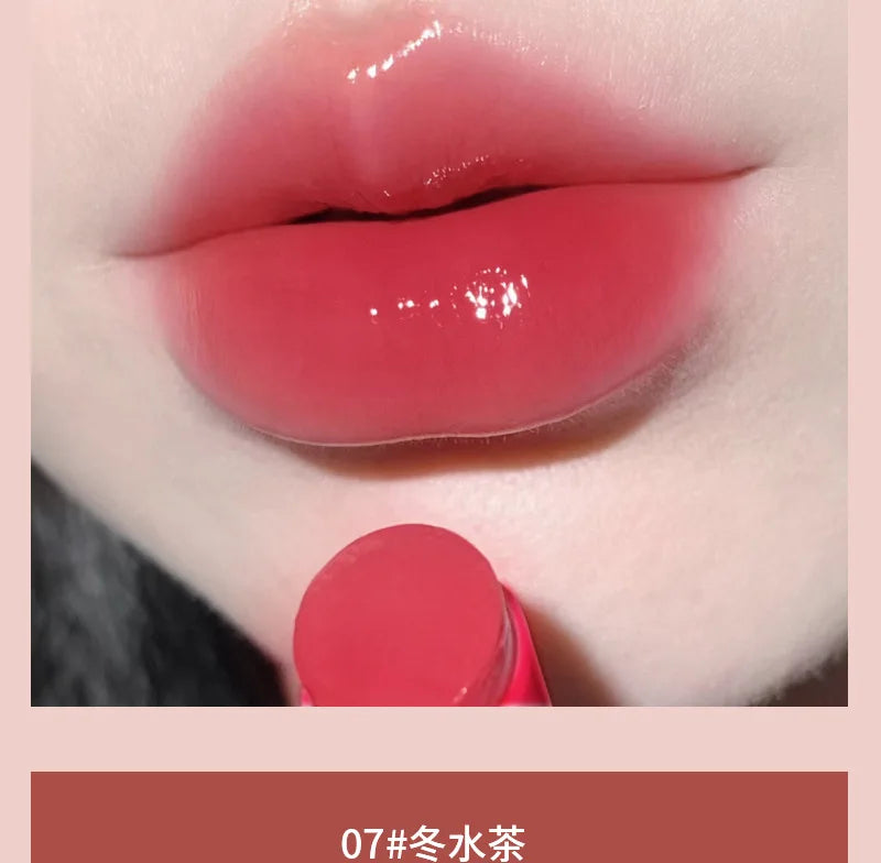 Mirror Water Light Lip Gloss Jelly Lipstick Pencil Long Lasting Moisturizing Solid Lip Tint Balm Women Make Up Beauty Cosmetics - Seprincess