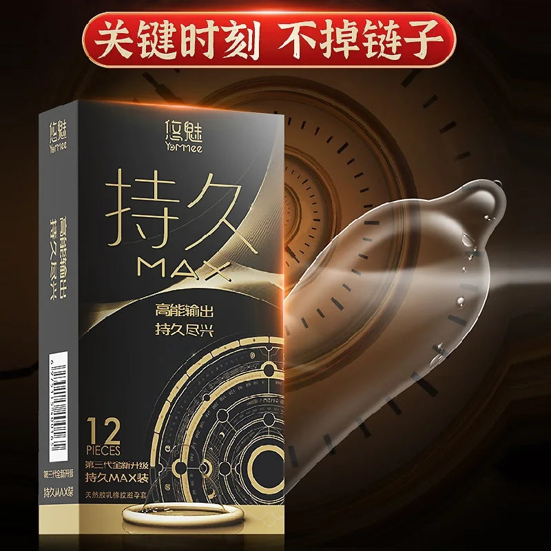 12pcs Lasting Plus Condom Adult Sex Toys Men's Cock Penis Sleeves Delayed Ejaculation Condoms Contraception Sex Products SexShop - Seprincess