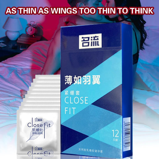 Personage Condoms for men delay ejaculation 49mm small Size close fit Ultra Thin Long Lasting Lubricated Condom for adults 18+ - Seprincess