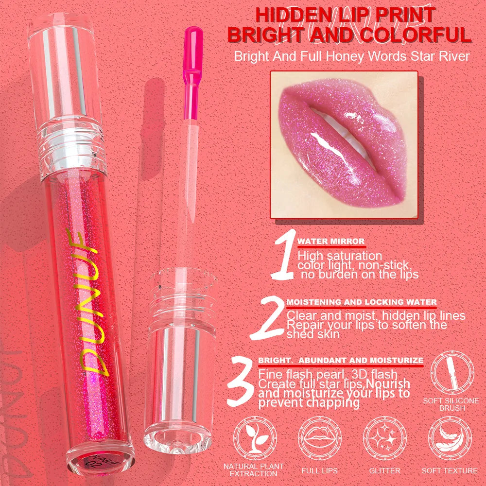 DUNUF Fruit Color-changing Long Lasting Nouritious Lipsticks Lip Gloss Make up Spring Moisturizing Lip Oil Makeup Free Shiping - Seprincess