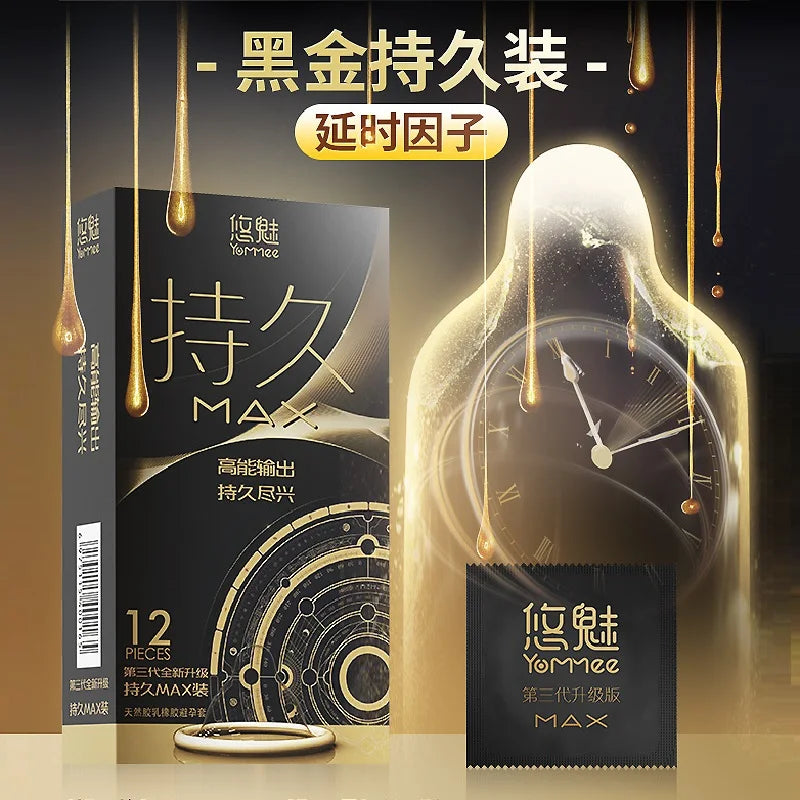 12pcs Lasting Plus Condom Adult Sex Toys Men's Cock Penis Sleeves Delayed Ejaculation Condoms Contraception Sex Products SexShop - Seprincess