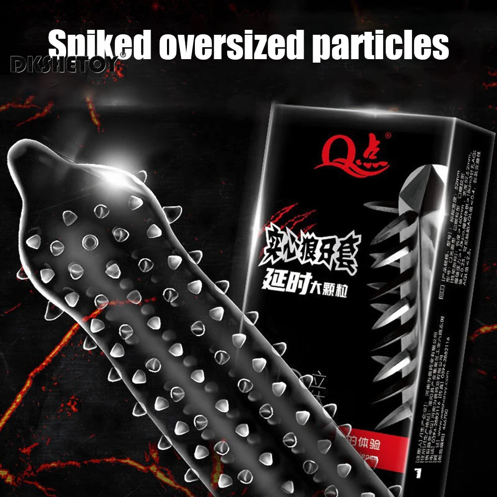 12pcs FAMA Male latex Condom for men delay ejaculation dotted ribbed condoms Penis Sleeve Enlargement cock Adult sextoy 18+ - Seprincess