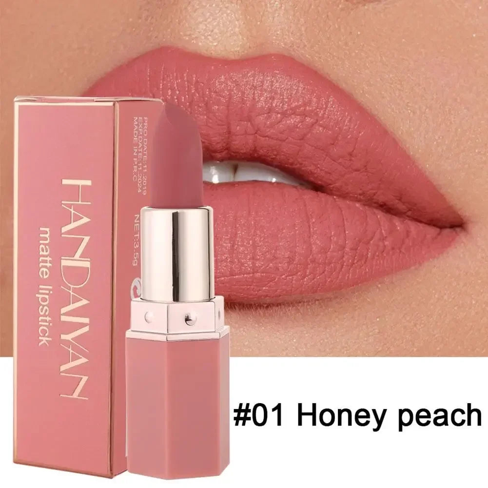 Matte Lipstick Long Lasting Women Waterproof Velvet Non-stick Cup Lip Stick New Beauty Cheap Very Cosmetics Makeup Wholesale - Seprincess