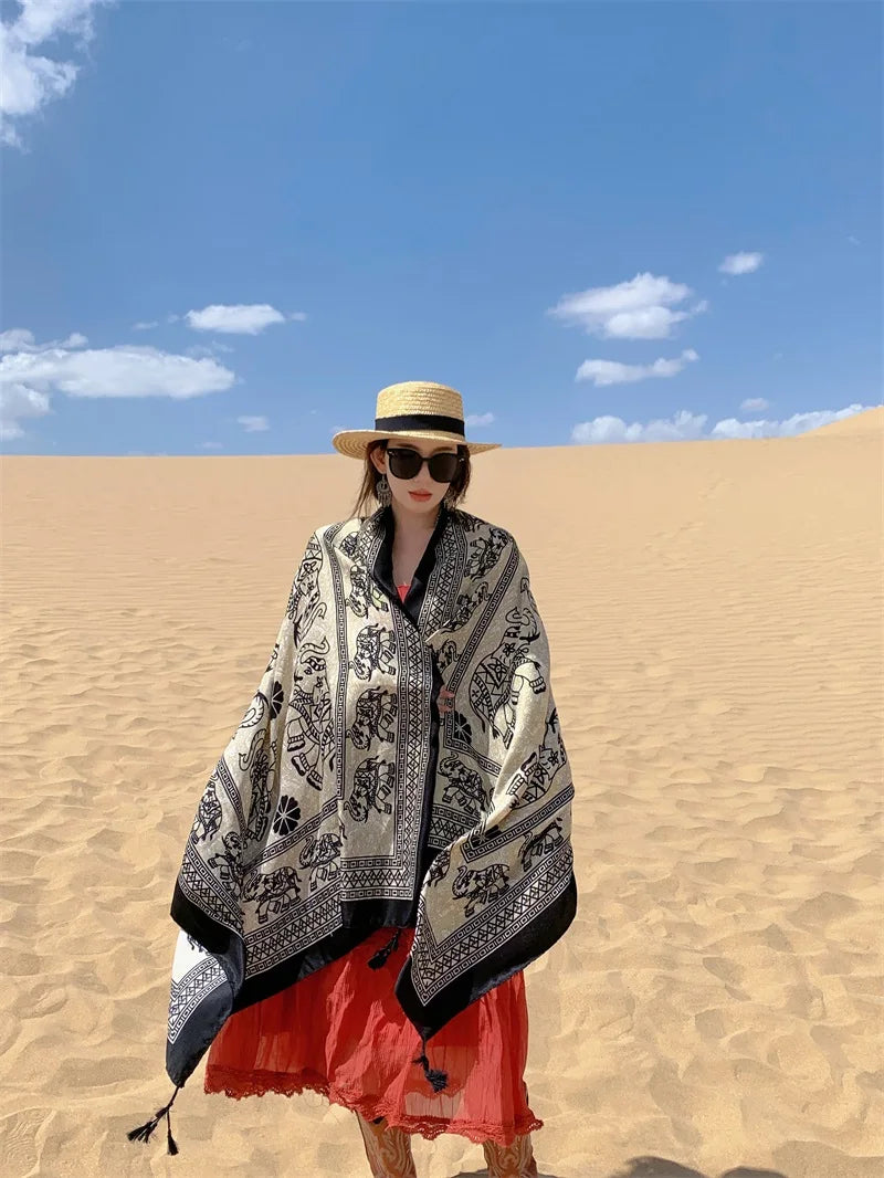 17 Styles 90x180cm Travel Beach Sunscreen Scarve Bikini Large Shawl Sarong Wrap Scarf Women Brazilian Swimsuit Bathing Cover-ups