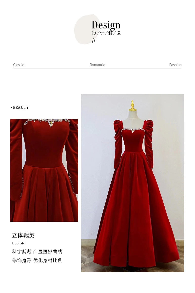 The new engagement dress, wedding dress, high-grade feeling is slim. - Seprincess