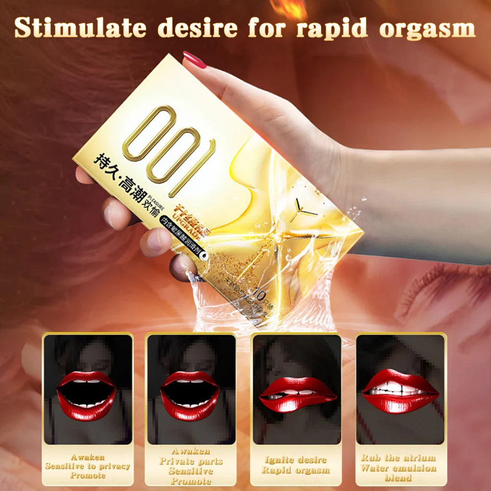 10pcs Natural Latex Condom Lubrication Delay Dot Sex Ultra Thin Particles Condom Contraception Supplies Adults Sex Toy 18+ - Seprincess