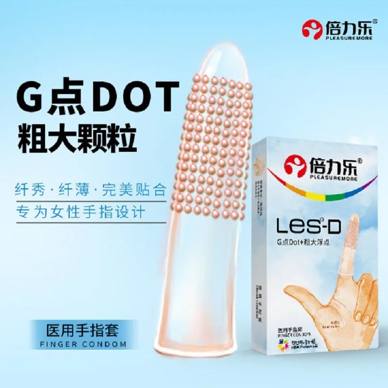 G-spot Finger Condom Beads Finger Sleeves Sex Toy For Adult Stimulation Vagina Massage Finger Sleeve Gay Sex Game Erotic Product - Seprincess