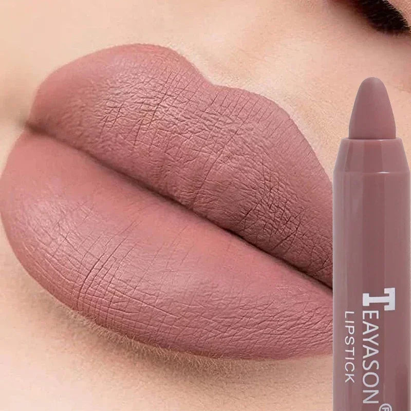 Nude Matte Velvet Lipstick Moisturizing Long Lasting Sexy Non-Stick Cups Lipsticks Waterproof Not Fading Korean Makeup Cosmetics - Seprincess