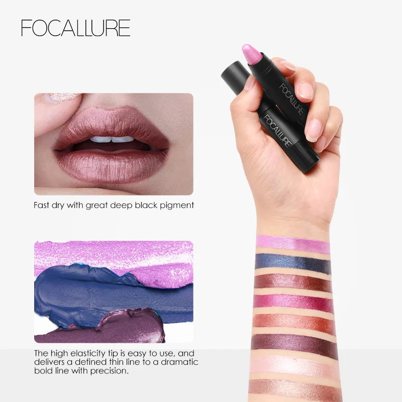 FOCALLURE 31 Colors Matte Lipstick Long Lasting Waterproof Sexy Lipbalm Non-Stick Lip Tint Lip Pencil Makeup Cosmetics for Women - Seprincess