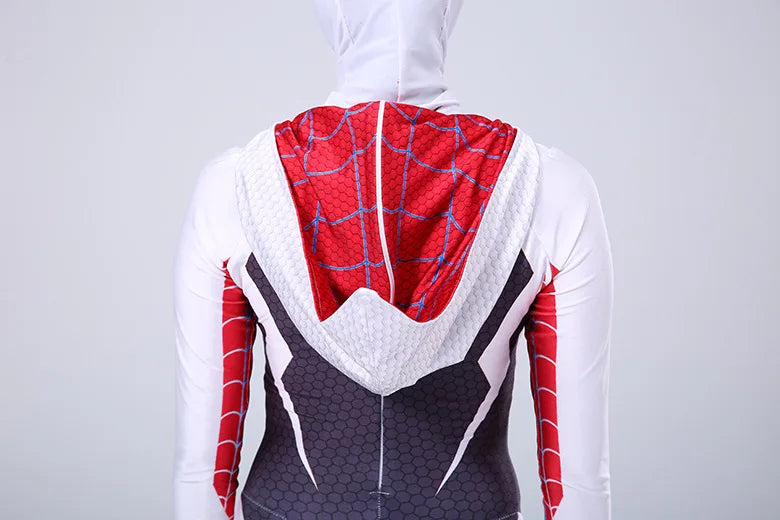 3D Kids Women Spider Gwen Costume Gwendolyn Maxine Stacy Zentai Suit Spidergirl Cosplay Halloween Costumes For Girls - Seprincess