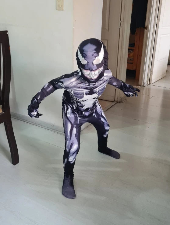 Hot Sales Halloween Spider ManCosplay Movie For Party Spiderman Suit Kids Venom Costume 3D Style - Seprincess