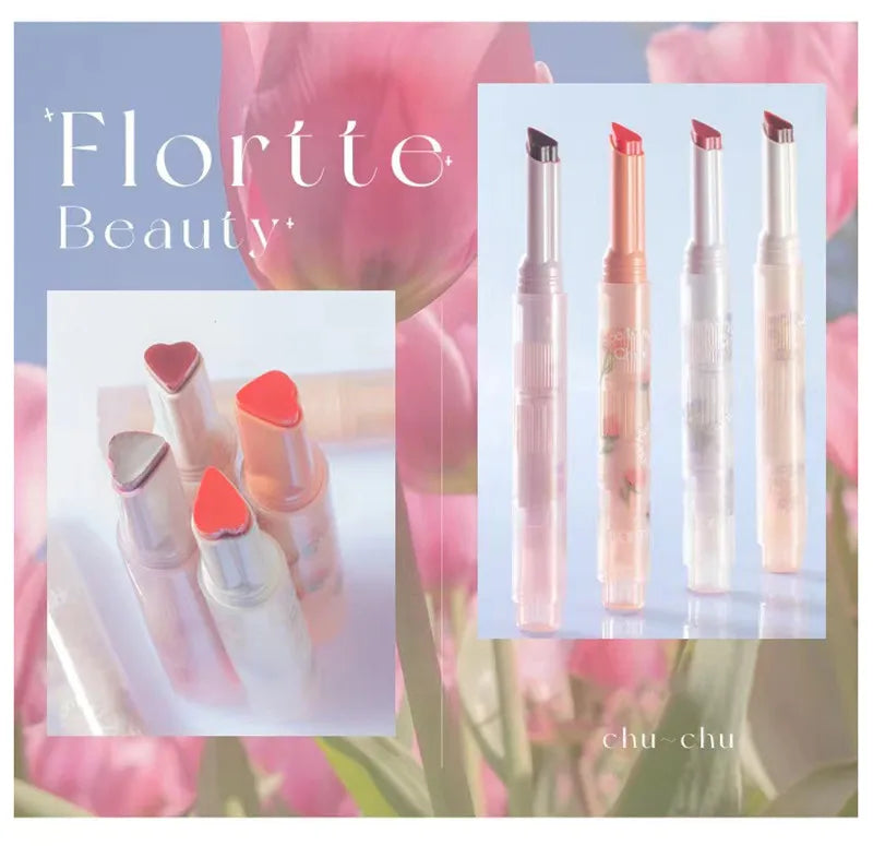 FLORTTE Crystal Lip Balm Jelly Lipstick Moisturizing Mirror Water Light Solid Lip Glaze Red Lip Tint Makeup Cosmetics New - Seprincess