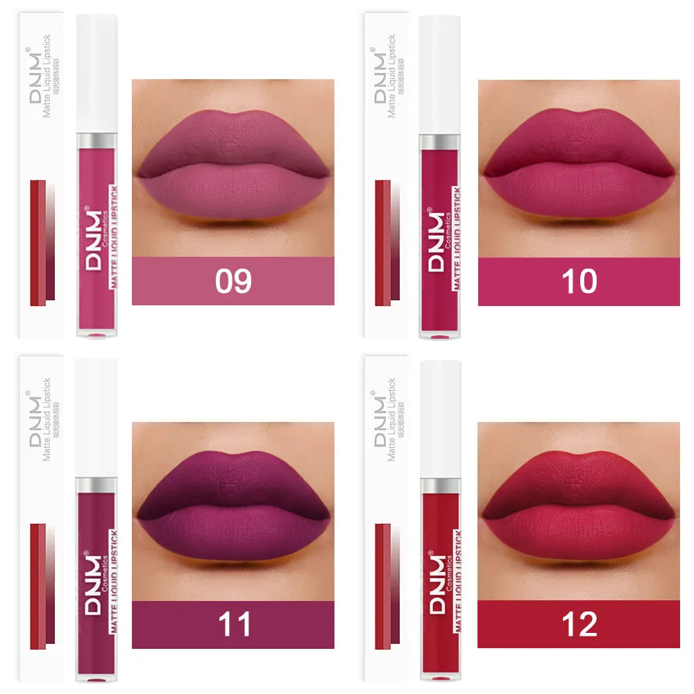 18 Colors Matte Velvet Lip Glaze Waterproof Long-Lasting Not Easy To Fade Lip Gloss Lipstick Waterproof Makeup Cosmetic Tool - Seprincess