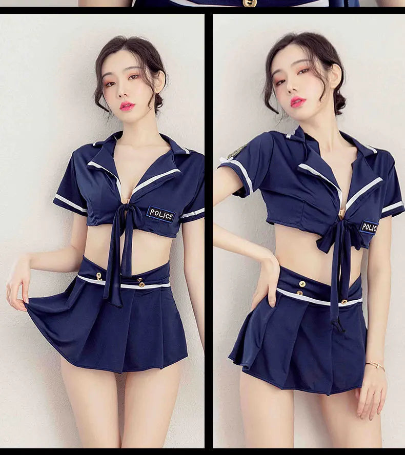 Lingerie Sailor Uniform Temptation Tight Short Style anal sexy lingеrie set sexy womans costume Schoolgirl  sexy cosplay woman - Seprincess