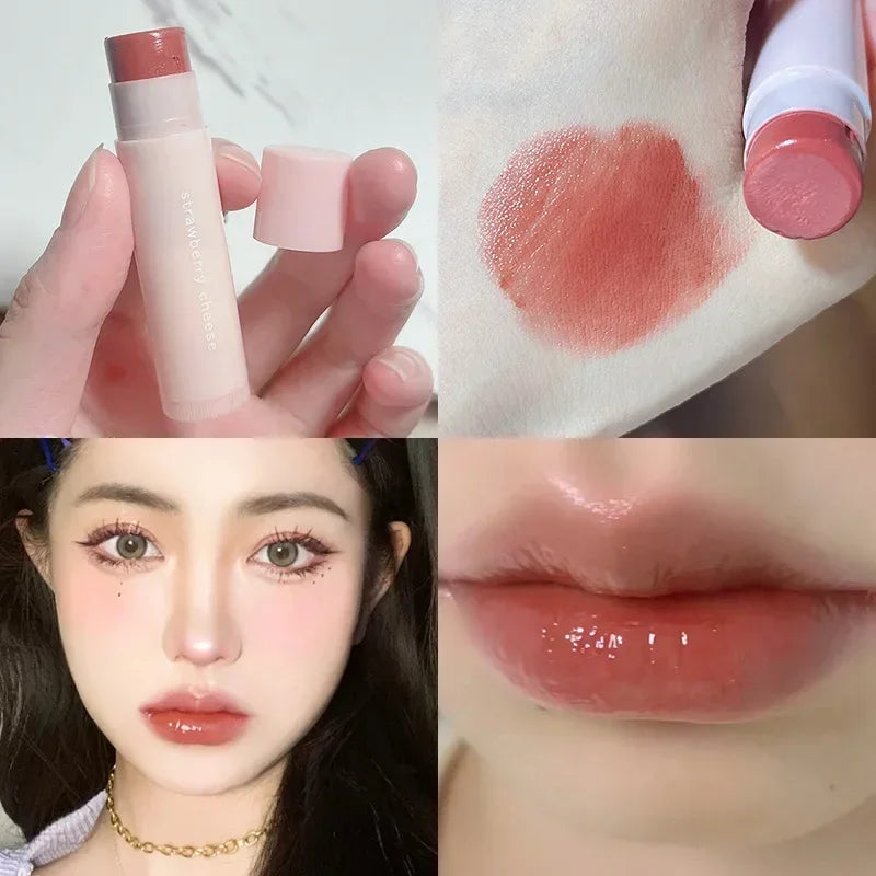 Rose Tea Lip Balm Lipstick Moisturizing Anti-dry Lip Care Cosmetics Anti-cracking Lipstick Colored Hydrating Lip Tinted Makeup