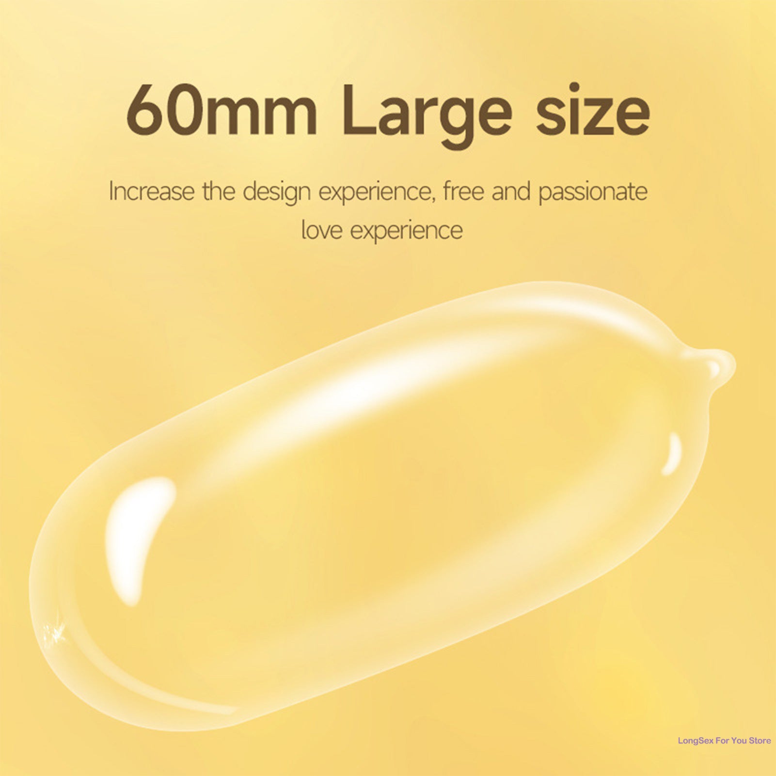 10pcs Enlarge Ultra Thin Condom 60mm Large Size Penis Sleeves Adult Sex Toys Vaginal Contraception Sexual Condoms For Adult Men - Seprincess