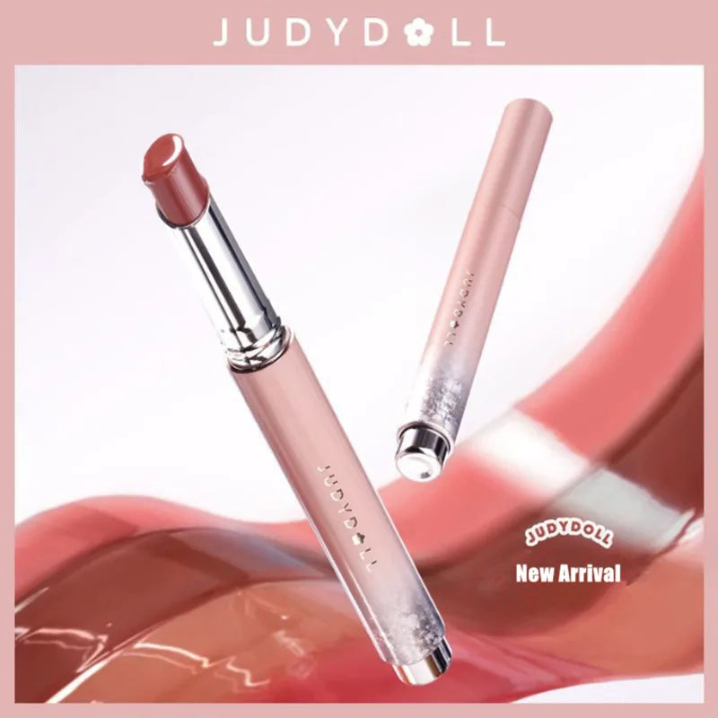 Judydoll Solid Lip Gloss Lip Stain Water Light Shimmer Lipstick Lip Balm Lip Glaze Moisturizing Non Sticky Cup Plump Lips - Seprincess