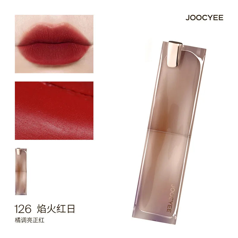 JOOCYEE GLAZED ROUGE Toffee powder mist lipstick whitening water light film-forming lipstick