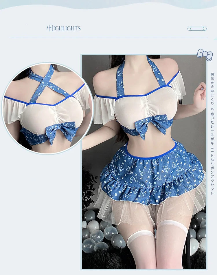 Dress Kawaii Japanese Uniform Skirt dress for ladies 60 years formal dresses woman Woman clothing xxx fetish sexy lingere outfit - Seprincess