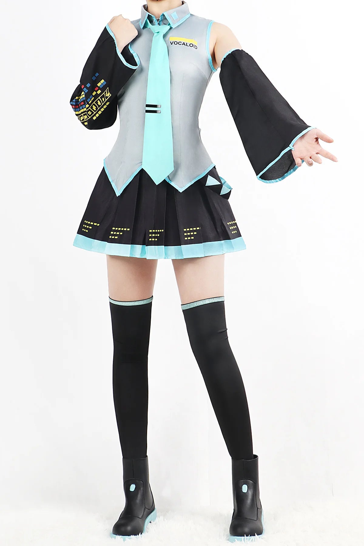 Anime Character Performance Clothes Hatsune Miku MIKU Anime Clothes Cosplay Clothes JK Skirt Same Suit Wig Accessories Halloween - Seprincess